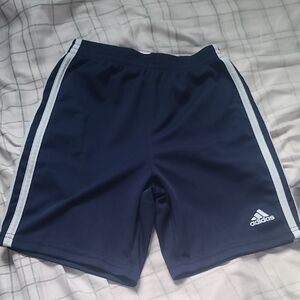 Adidas Navy Blue Athletic Shorts